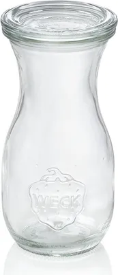 Obrázok produktu pre 6x sklenená fľaša Weck s viečkom Fľaša 250 ml