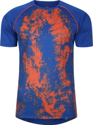 Image de Umbro - Maillot Hommes "Pro Elite" - Entraînement UO1717 (L) (Surf /Vermillion Orange)