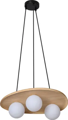 Zdjęcie produktu dla Decor Wood Nest Pendant 1xG9 Brown