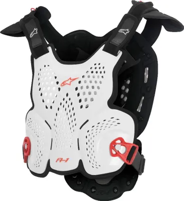 Immagine prodotto di protezione del corpo A-1 ROOST GUARD 2, ALPINESTARS (bianco/nero/rosso, taglia XL/2XL)
