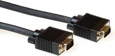 Produktbild von ACT 25 metre High Performance VGA cable male-male black VGA CABL MOLDED HD15M/M 25.00M (AK4275)