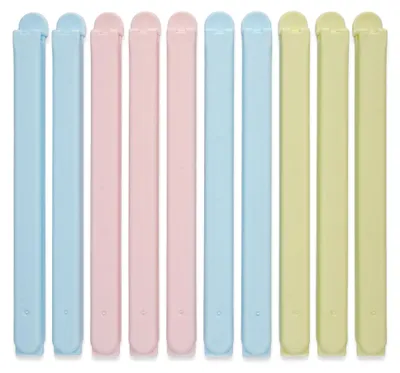 10 große Beutelclips, 20 cm, wiederverwendbar, PP