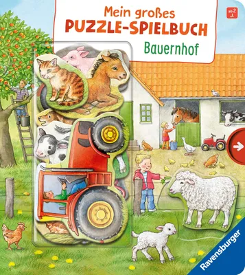 Produktbild von Mein großes Puzzle-Spielbuch Bauernhof