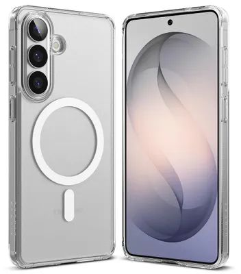 Produktbild von Ringke - Fusion MagSafe-Hülle mit MagSafe für Samsung Galaxy S26 Plus – matt transparent