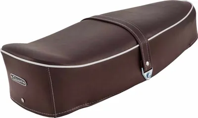 Produktbild von SIP Classic Sitz vintage braun und schokoladenbraun mit weißer Paspelierung und Nähten