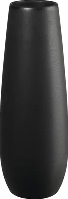 Produktbild von ASA Selection ease Vase Black Iron, Blumenvase, Tischvase, Dekovase, Steingut, Schwarz Matt, H 25 cm, 91031174