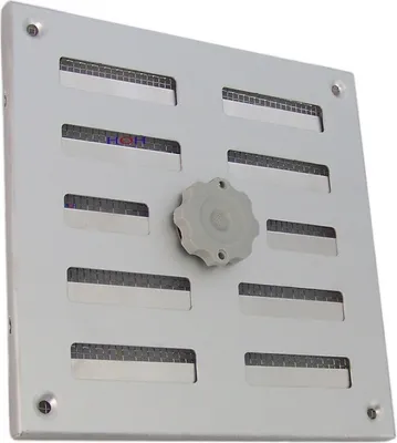 Produktbild von Lüftungsgitter LG 1616 SAA Schiebegitter Alu F1 155 x155mm Zuluft Abluftgitter