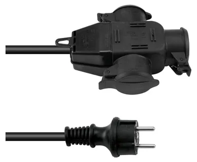 Zdjęcie produktu dla EUROLITE Verlängerung 3x2,5 3m 3-fach (3024701D)