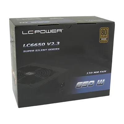 Image de LC-Power Netzteil 650W LC6650 12cm (80+Bronze)