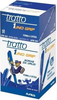 Obrázok produktu pre Tratto 1 Grip, Modrá, 50 kusov