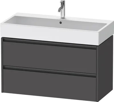 Produktbild von Duravit Ketho.2 Wastafelonderkast 98,4x46x54,9 cm Mat Grafiet