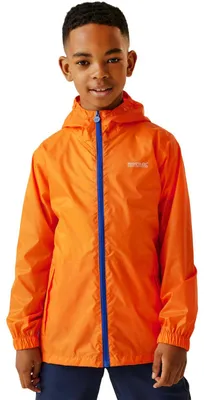 Productafbeelding van Regatta Kinder - Packable Kinderjas. Opvouwbare, waterdichte buitenlaag, ademend