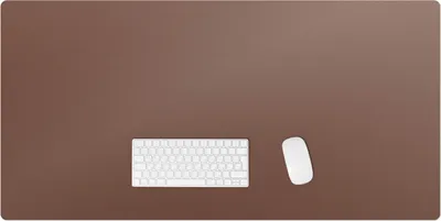 Produktbild von Farbe Braun – Schreibtischunterlage – Rutschfeste Tischunterlage – Schreibtischmatte für Büro & Zuhause – Schreibunterlage – Mauspad – Tischmatte – 120 x 60 cm