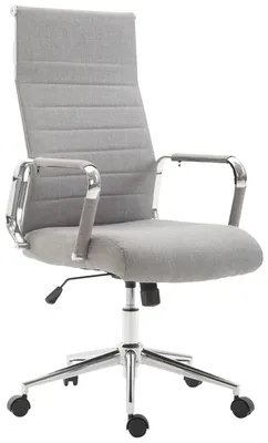 Productafbeelding van CLP Trading GmbH 191943408, Beklede zitting, Beklede rugleuning, Grijs, Grijs, Textiel, Textiel