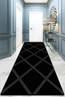 Immagine prodotto di Conceptum Hypnose, Linea punteggiata DjtCHL, colorato, tappeto, 80 x 150 cm, 100% POLIESTERE