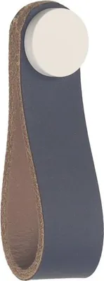 Produktbild von GL24 Knopf, Marineblau, Weiß glänzend