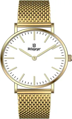 Produktbild von Watch Damen Uhren Analog Quarz Edelstahl Wasserdicht Mesh Ultradünne,Armbanduhr aus Edelstahl mit verstellbarem Mesh-Armband,Damen Uhren