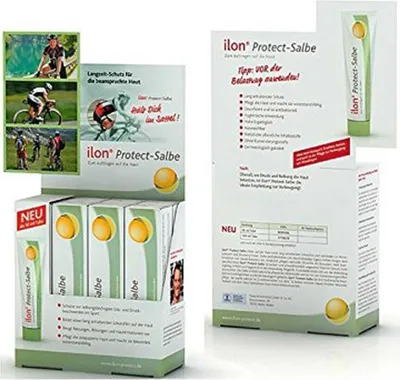 Zdjęcie produktu dla CESRA Ilon Protect Ointment SB-packed Ilon Protect Ointment tworzy długotrwałą warstwę ochronną na skórze i minimalizuje ryzyko podrażnienia skóry