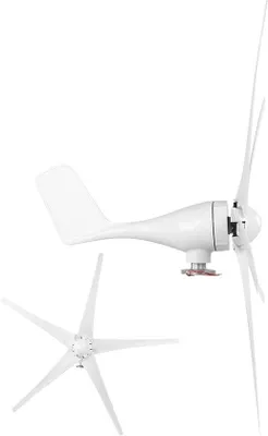 Produktbild von Windturbinen – Windkraftanlagen, Generator – Stromerzeugung – Geringe Anlaufgeschwindigkeit – 800 Watt – Weiß