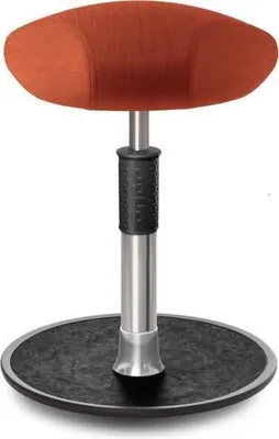 Produktbild von Sitz- Stehhocker Free Regular Triangel kvadrat Remix Orange Chrom /Natur.