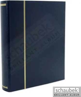 Produktbild von Schaubek rb-1123 Universal-Folienblattalbum Attaché für FDC mit 20 Blatt fo-112 mit 2 Taschen 220x145 mm blau