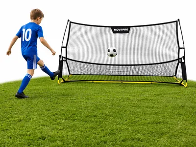 Obrázok produktu pre MOVEPRO futbalový rebounder 220×120 cm – dvojstranný trenažér na strely a prihrávky