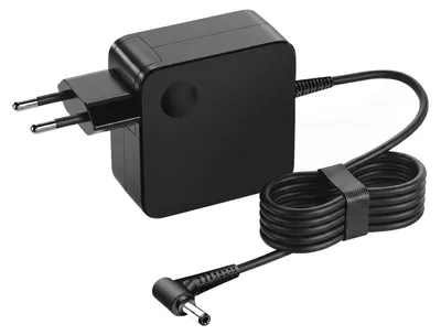 Obrázok produktu pre Avizar, 65W napájací adaptér pre notebook Lenovo s uhlovým konektorom, 1,8 m, čierna farba