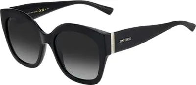 Produktbild von Jimmy Choo Leela-s-807 Damen-sonnenbrille Schwarz Black Mann Schwarz Black