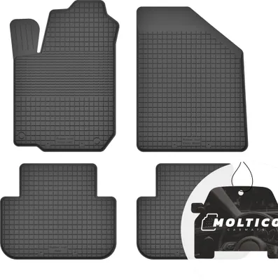 Produktbild von Gummimatten mit Rand Auto Fußmatten Gummi Automatten Passgenau 4-teilig Set - passend für Peugeot 3008 I 2009-2016