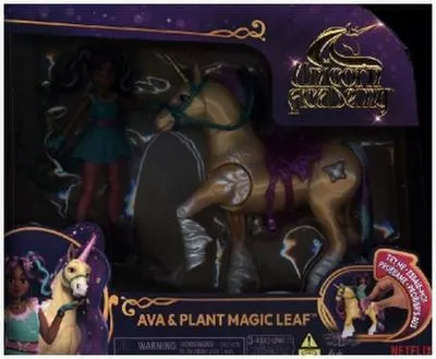 Produktbild von Amigo Unicorn Academy Small Doll Ava & Plant Magic Leaf