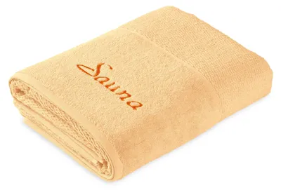 Produktbild von frottana Pearl Saunatuch 80 x 200 cm aus 100% Baumwolle, maize