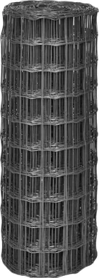 Image de vidaXL Clôture Euro acier 25 x 1 m Gris