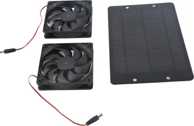 Obrázok produktu pre 20W solárny ventilátor s dvojitým napájaním 12 V účinný úsporný solárny panelový ventilátor s prepínačom pre RV skleník Domáce zvieratá