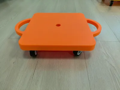 Productafbeelding van Kinderscooter met rond stuur - Oranje step voor kinderen