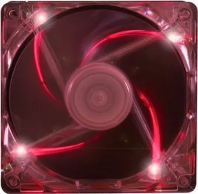 Produktbild von XILENCE PC- Gehäuselüfter Performance C case fan 120 mm, transparent red LED, XPF120.TR; XPF120.TR