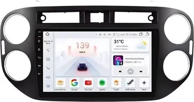 Obrázek produktu pro Autorádio s Bluetooth a CarPlay pro VW Tiguan 1 NF (2006–2016) – Kompatibilní s Apple a Android – Stereo systém s navigačním systémem – 3 GB RAM, 32 GB paměti