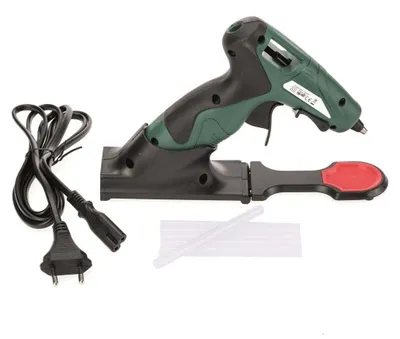 Image de Pistolet à colle vert sans fil 12W - avec station de chargement
