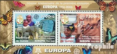 Produktbild von Briefmarken Guinea 2006 Mi Block920 postfrisch 50 Jahre Europamarken