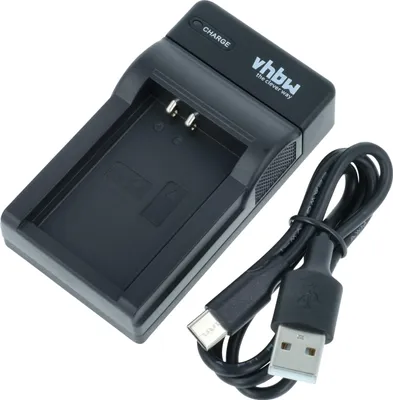 Produktbild von vhbw USB Ladegerät kompatibel mit Canon PowerShot SX70 HS Kamera Camcorder/Akku - Ladeschale, Ladeanzeige, 8,4 V