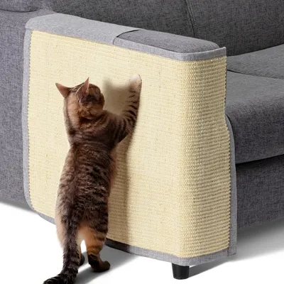 Produktbild von Navaris Kratzmatte Katze - Kratzschutz Sofa Katze - Katzen Kratzmatte selbstklebend - Kratzteppich Katze - Sofa Kratzschutz Katze - Kratzmatte Katzen
