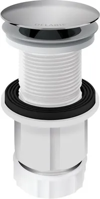 Image de Delabie Hyg. Vanne de vidange pour toilettes avec siphon sans eau, chromé