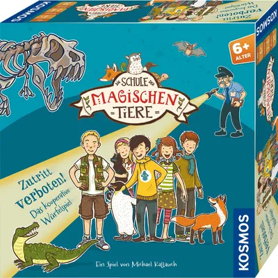 Zdjęcie produktu dla KOSMOS Szkoła Magicznych Zwierząt - No Trespassing, gra kościana, kooperacyjna gra dla dzieci, wiek 6+, 684334