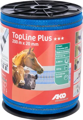Obrázok produktu pre Páska TopLine Plus, 200 m, 20 mm, modrá, 6 x 0,3 mm TriCOND