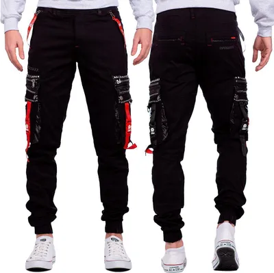 Produktbild von Cipo & Baxx Herren Jogginghose CR132 Schwarz XXL