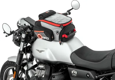 Produktbild von QBag Magnet Tankrucksack ST10 12L, Schwarz/Grau/Rot, bei POLO erhältlich