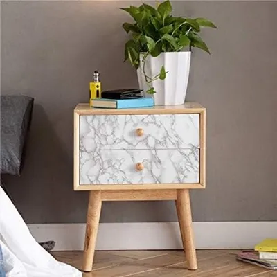 Zdjęcie produktu dla 40 cm x 5 m parapet dekoracja wnętrz folia marmurowa blat kuchenny folia samoprzylepna meble dekoracja toaletka folia samoprzylepna na stół blaty kuchenne ściana kuchenna splashback szary biały