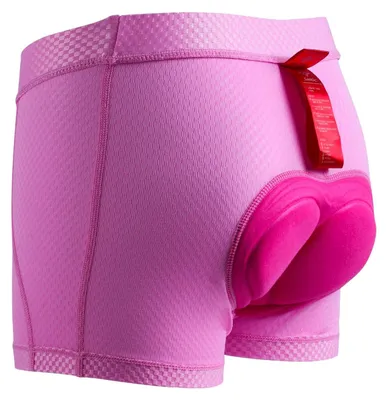 Productafbeelding van Dames Fietsshorts - Korte Gel Onderbroek - Roze - EU XXL