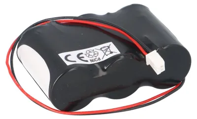 Produktbild von Mexcel Notleuchtenakku NiCd 3,6V 1800mAh F1x3 Sub-C mit Stecker