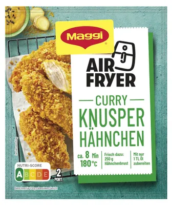 Zdjęcie produktu dla Maggi Fix Air Fryer – chrupiący kurczak w sosie curry, opakowanie 41 g