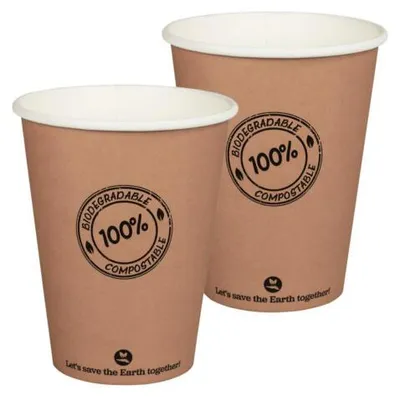 Produktbild von Trinkbecher Karton 300 ml 50 Stück Packung